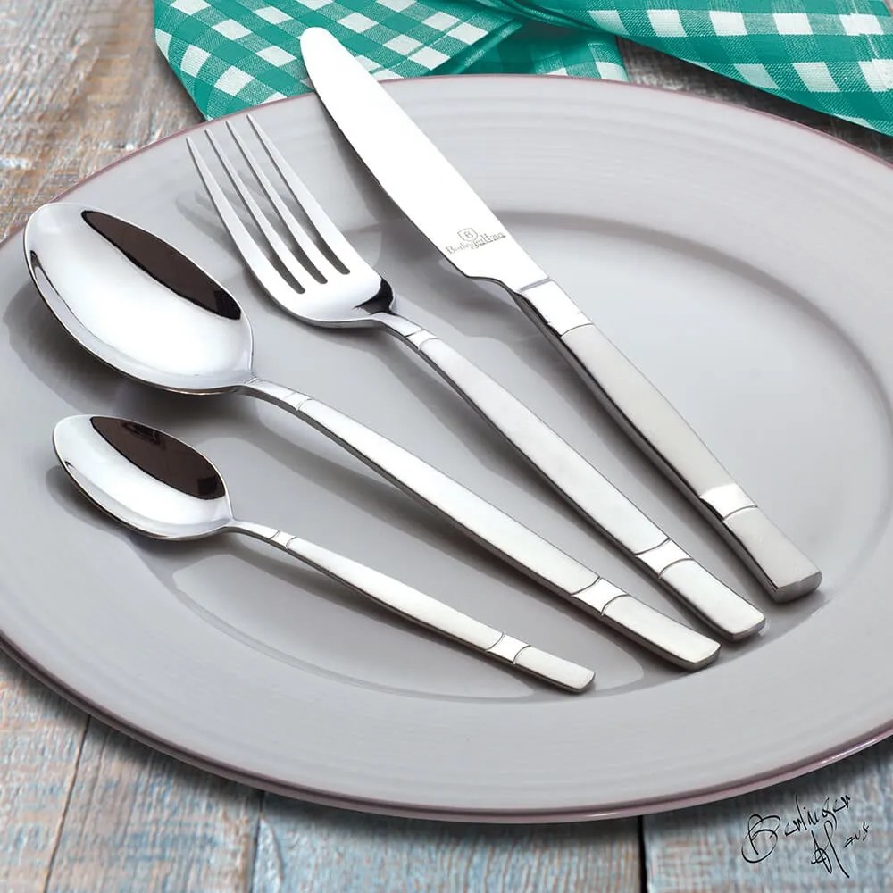 Set tacamuri 24 piese Berlinger Haus Inox satinat BH 2153A