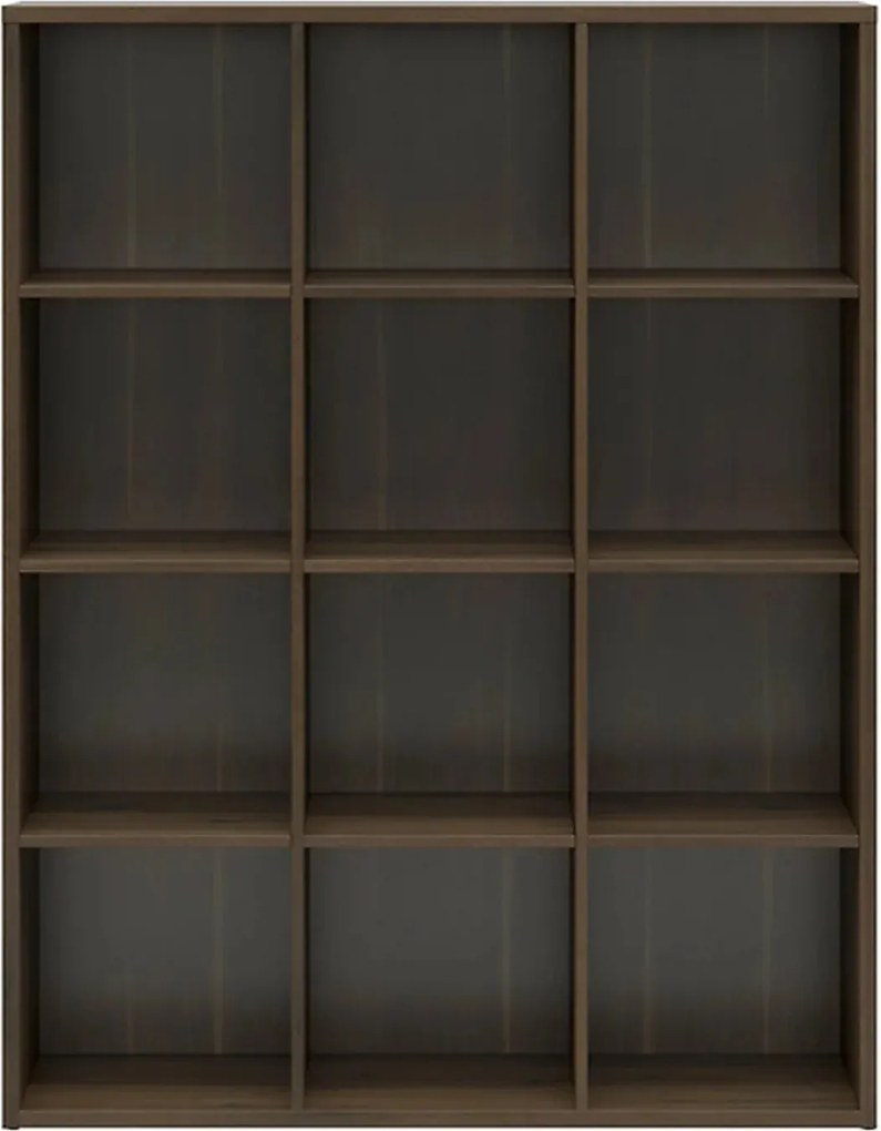 Biblioteca NEPO PLUS, stejar nobil, PAL laminat, 114x39x147 cm
