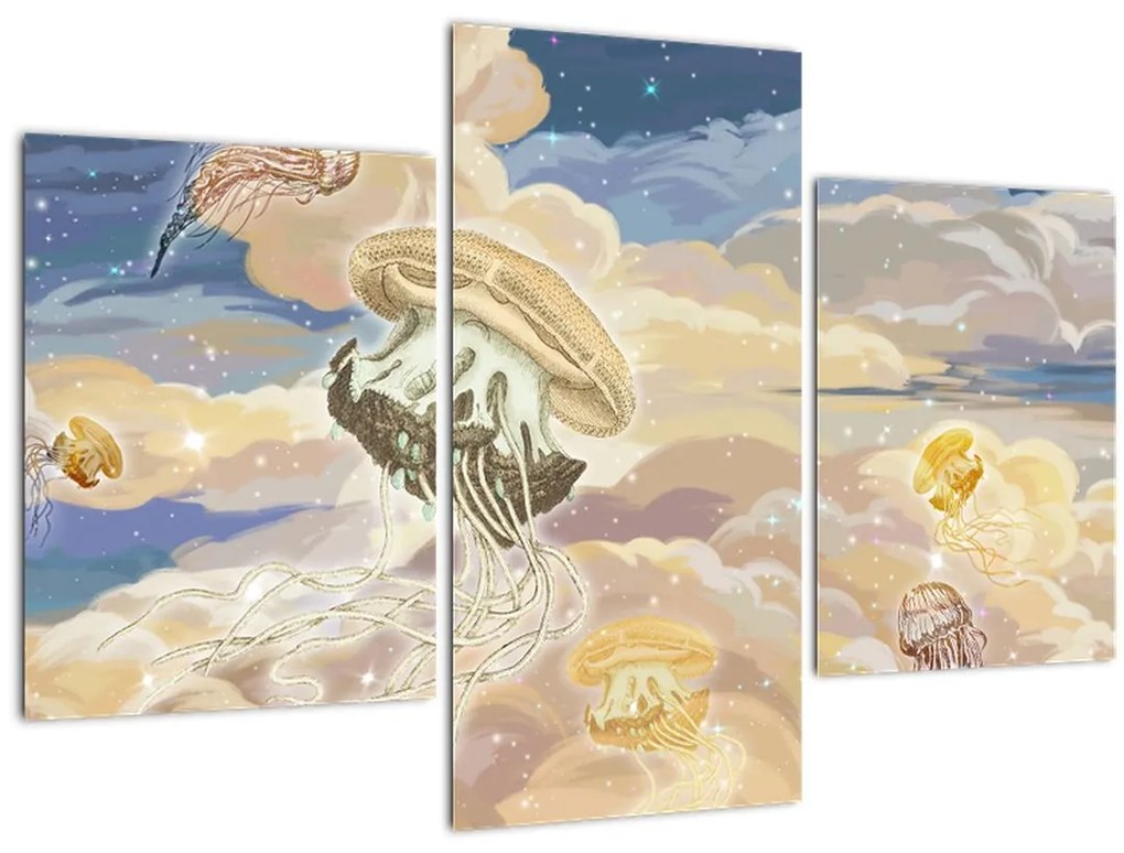 Tablou - Meduză Cerească (90x60 cm)