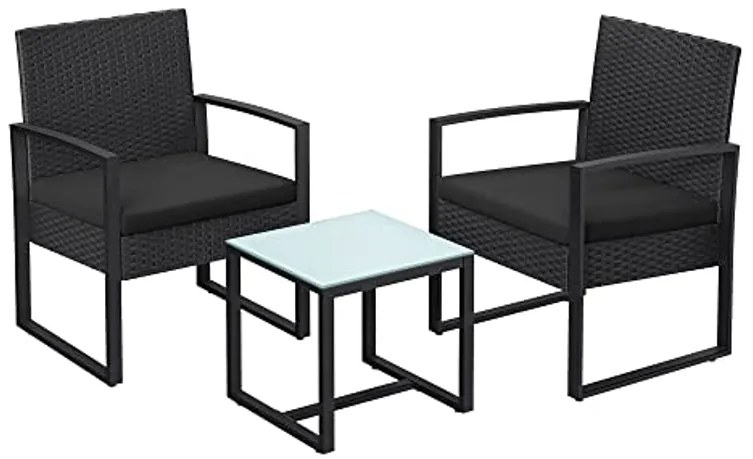 Set de gradina negru JARDINES