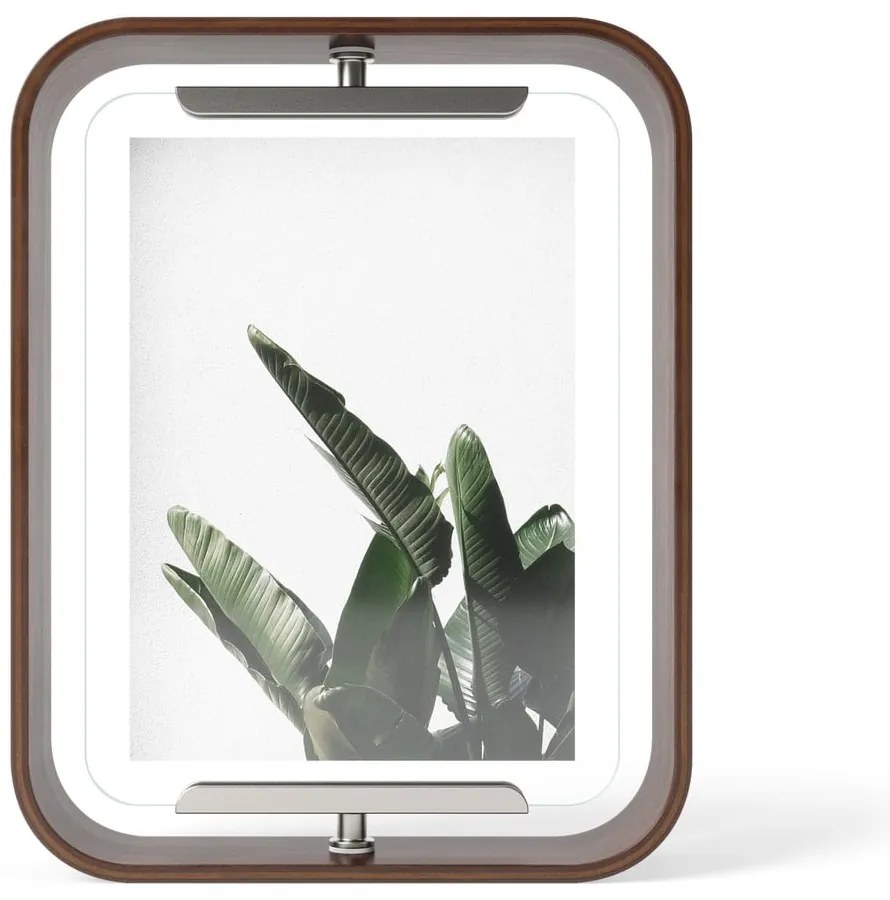 Ramă foto maro închis din lemn 19x24 cm Bellwood – Umbra