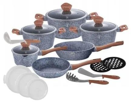 Set oale marmorate 18 piese Forest Line Berlinger Haus BH 6198