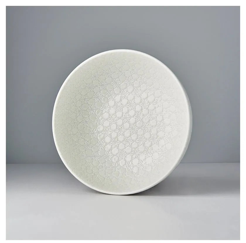 Bol din ceramică pentru udon MIJ Star, ø 20 cm, alb