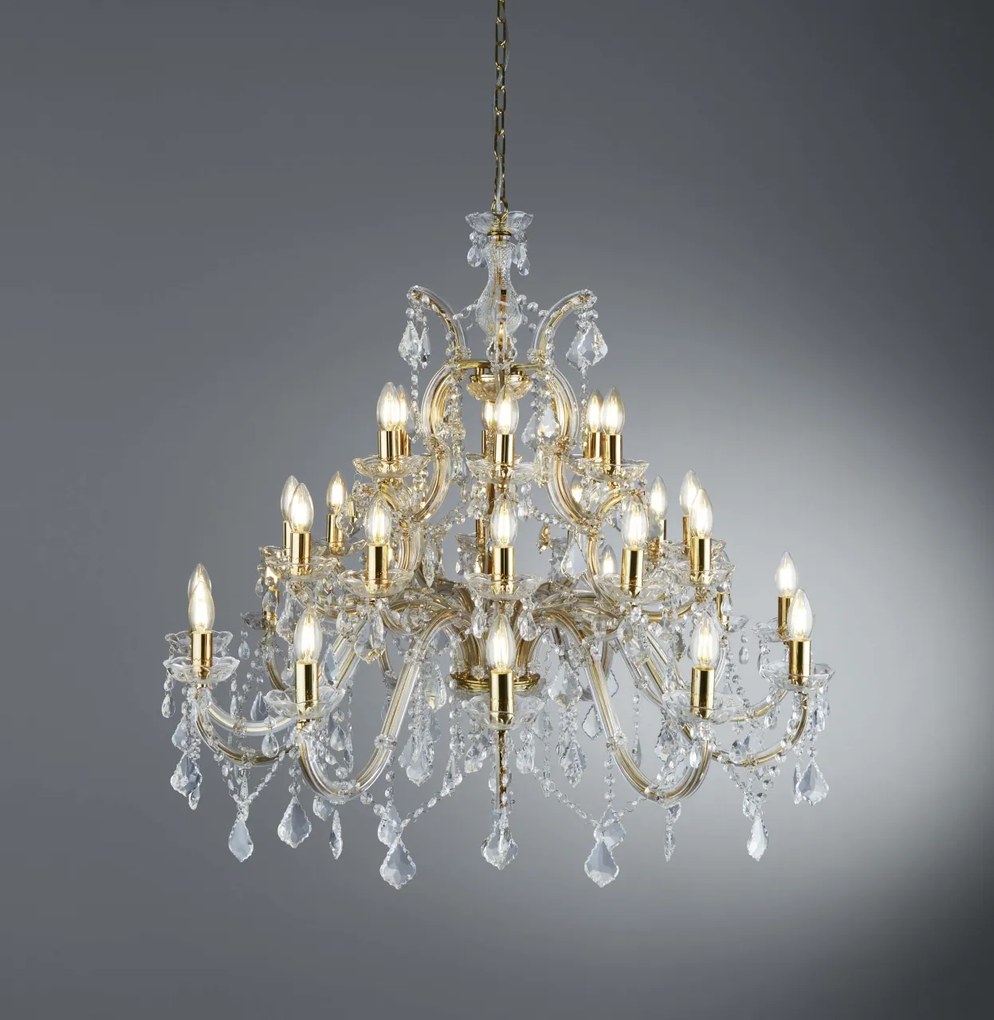 Candelabru XXL casa scarii design clasic Marie Theresea 30L 1214-30 SRT