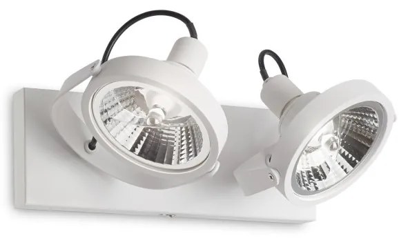 Aplica/ Plafoniera design modern GLIM PL2 BIANCO 200200
