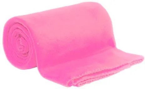 Pătură fleece roz Dimensiune: 200 x 230 cm