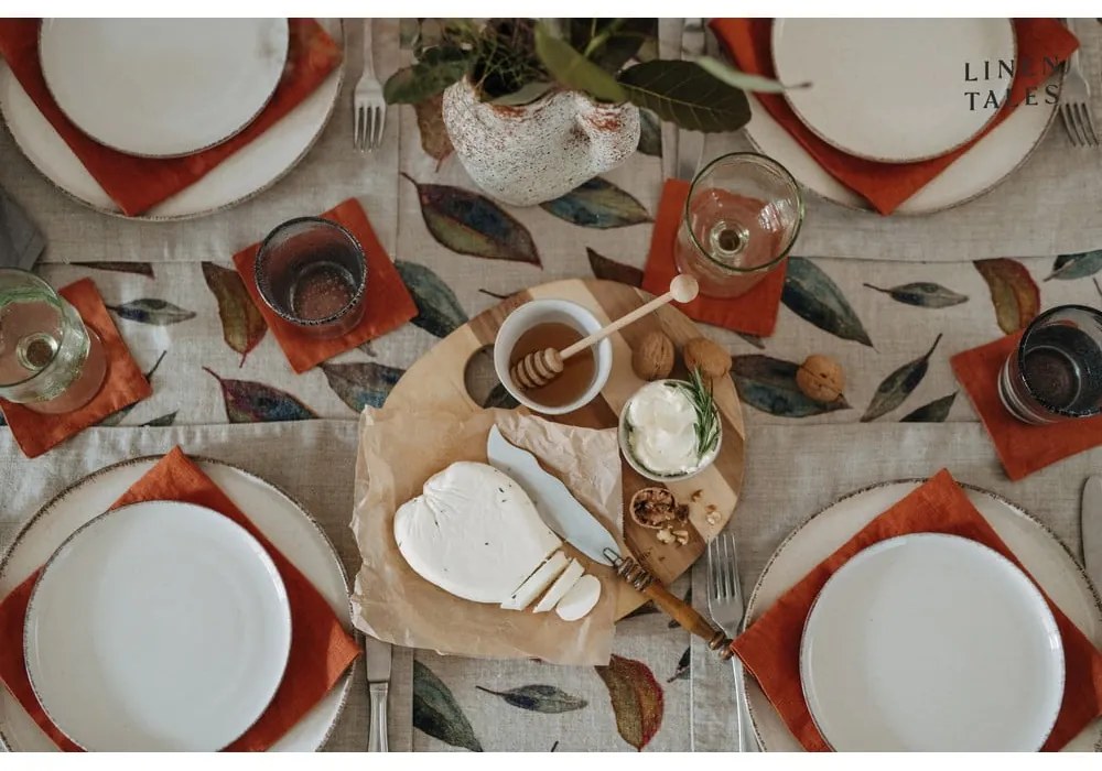 Suport pentru farfurii din in 35x45 cm Golden Fall – Linen Tales