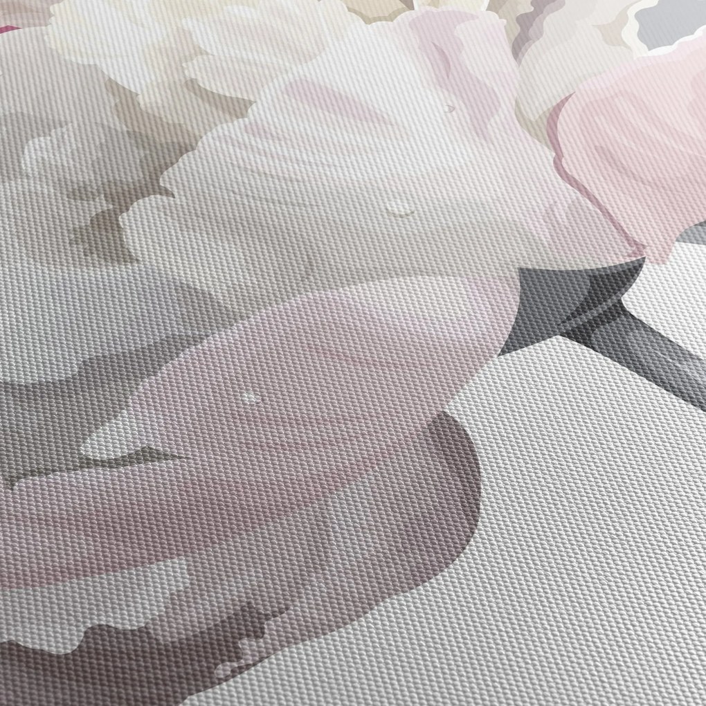Tablou - Floare de trandafir (70x50 cm)