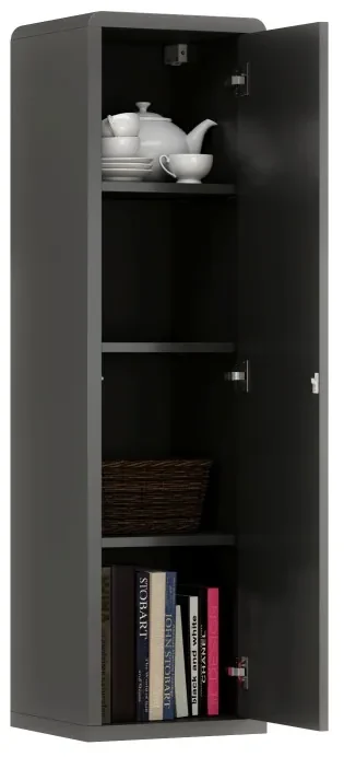 Mazzoni Set de mobilier FOLK Antracit (gri închis)/Stejar Artisan