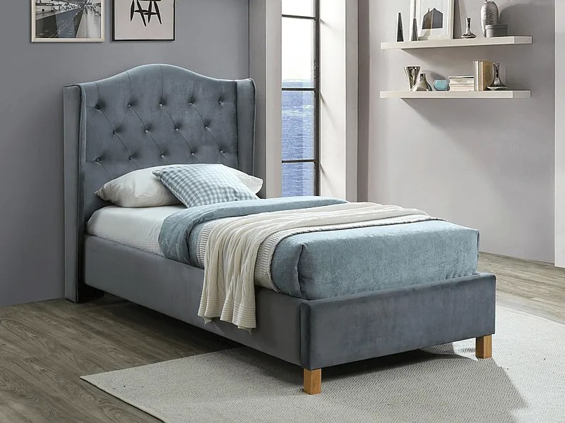 Pat tapitat Aspenti Velvet 90x200 culori
