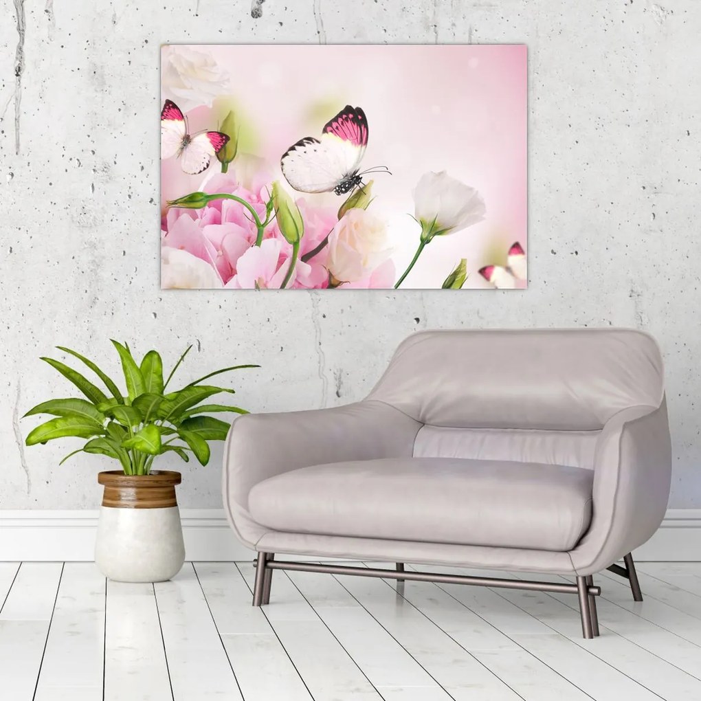 Tablou - Fluturele (90x60 cm)