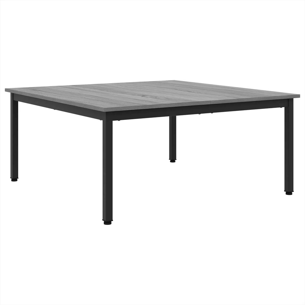 vidaXL Masă de cafea Gri Sonoma 100 x 100 x 45 cm Lemn compozit