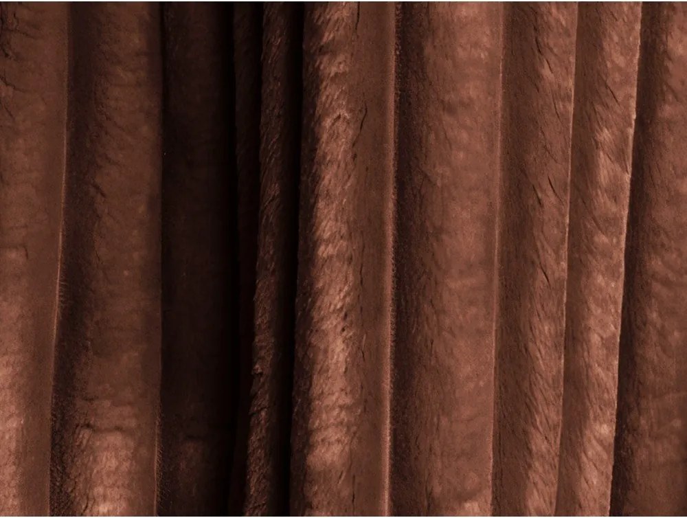 Colțar teracotă extensibil/cu spațiu de depozitare cu tapițerie din catifea reiată (cu colț pe partea dreaptă/cu șezlong) Kona – Makamii