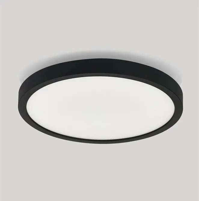 Plafoniera incastrata sau aplicata LED CCT Cerium negru