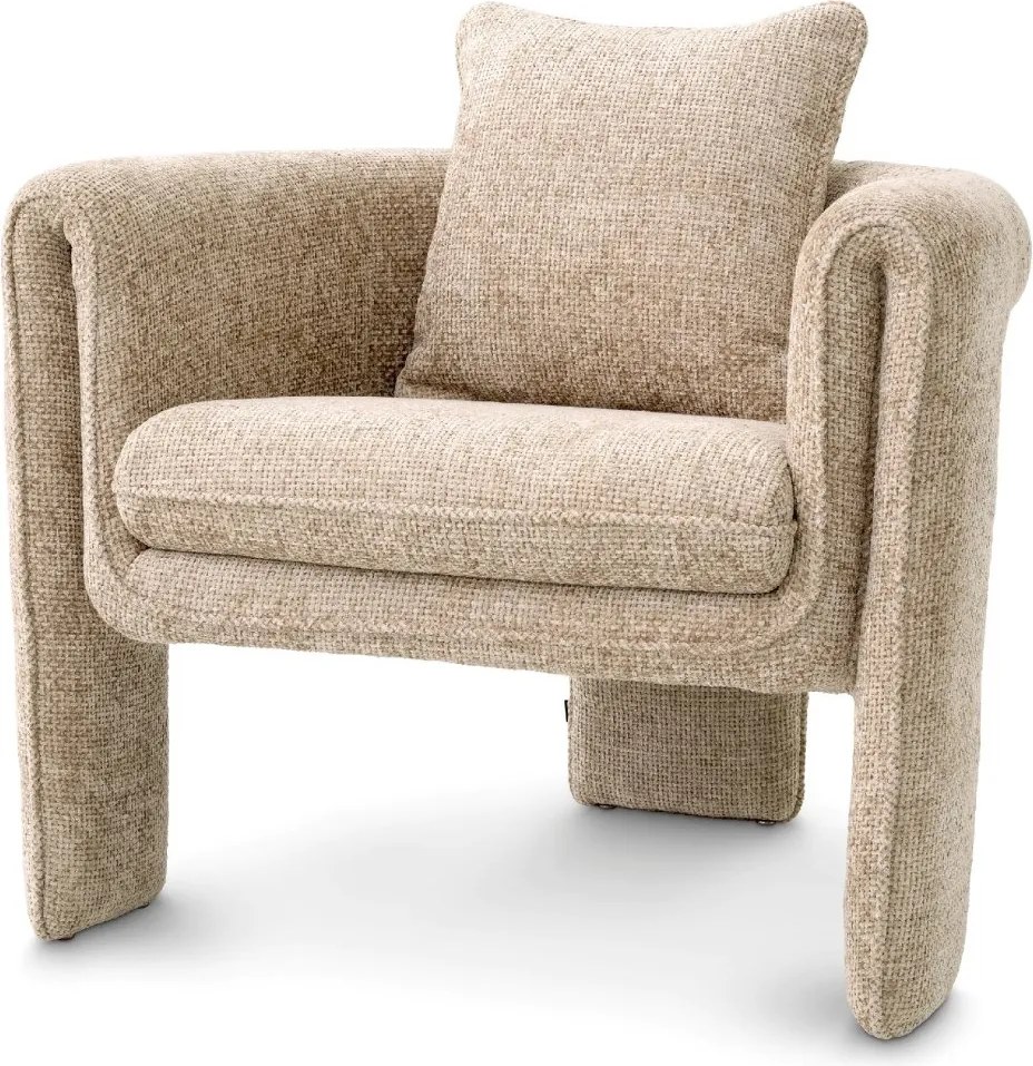 Fotoliu LUX design elegant Toto, Lyssa sand