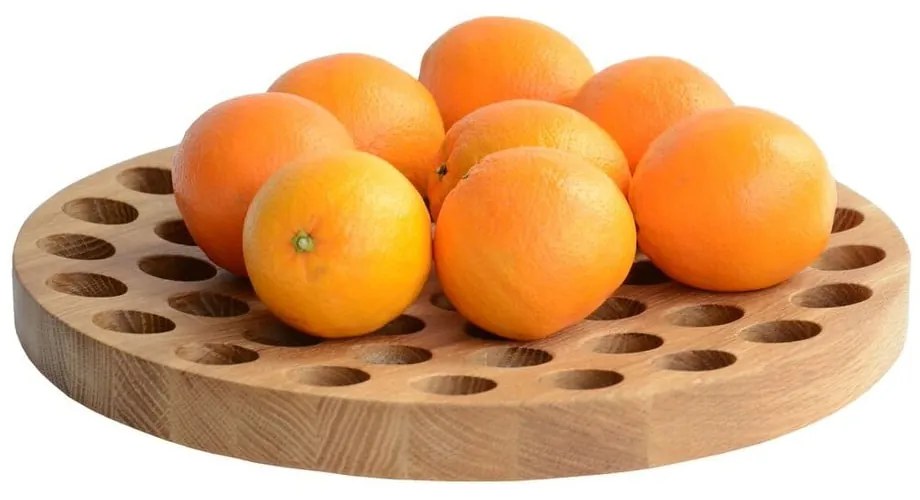 Bol din lemn pentru fructe Geo, Ø 36 cm