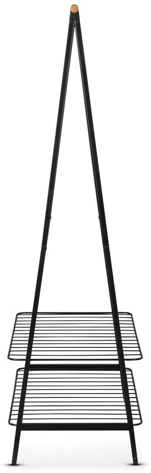 Suport pentru haine negru din oțel Linn – Brabantia