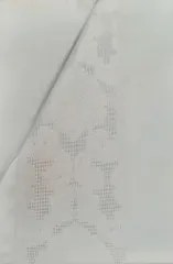 Fata de masa rotunda, teflonata si impermeabila, 160 cm Alb