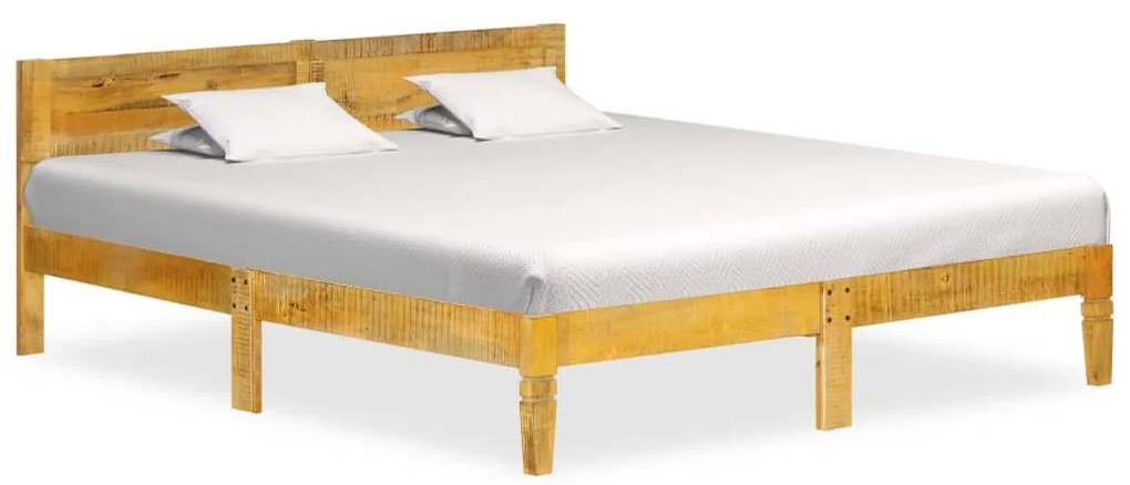 vidaXL Cadru de pat, 180 cm, lemn masiv de mango