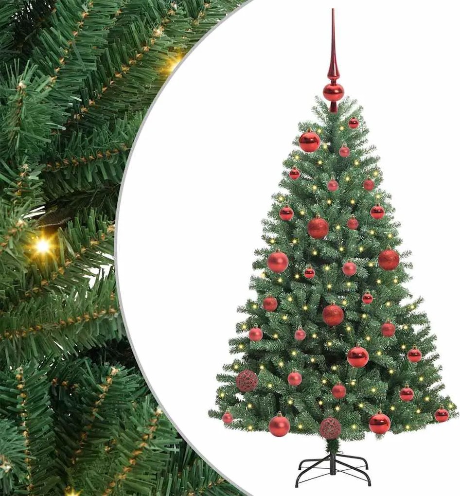 vidaXL Brad de Crăciun artificial cu ramuri articulare Verde 120 cm