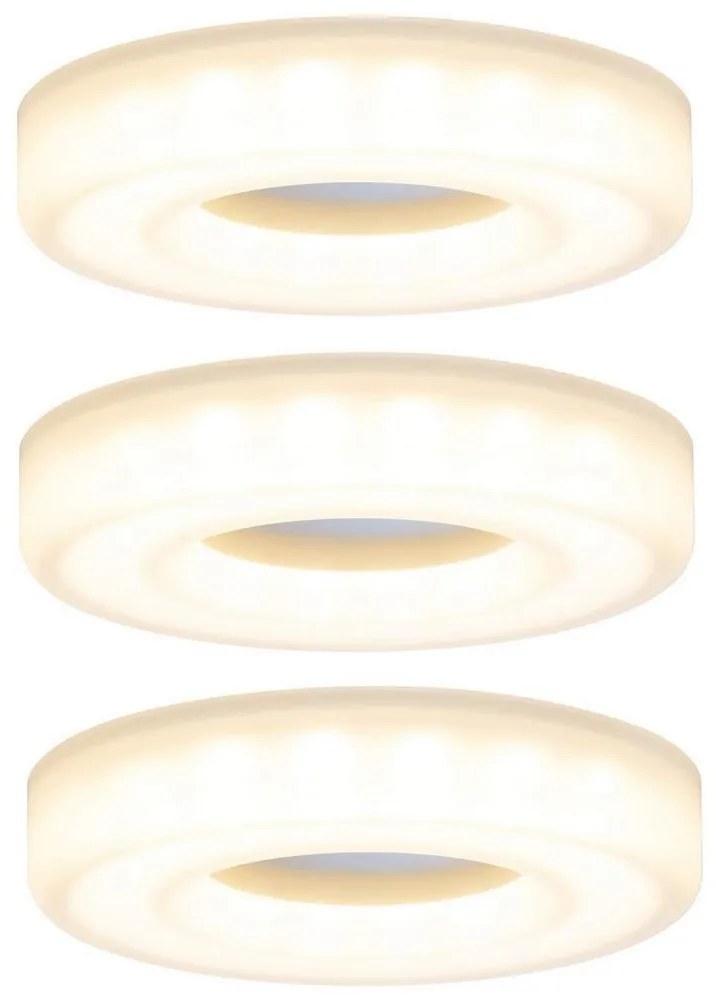 SET 3x plafonieră încastrată LED/5,5W BAGEL 230V Paulmann 92704