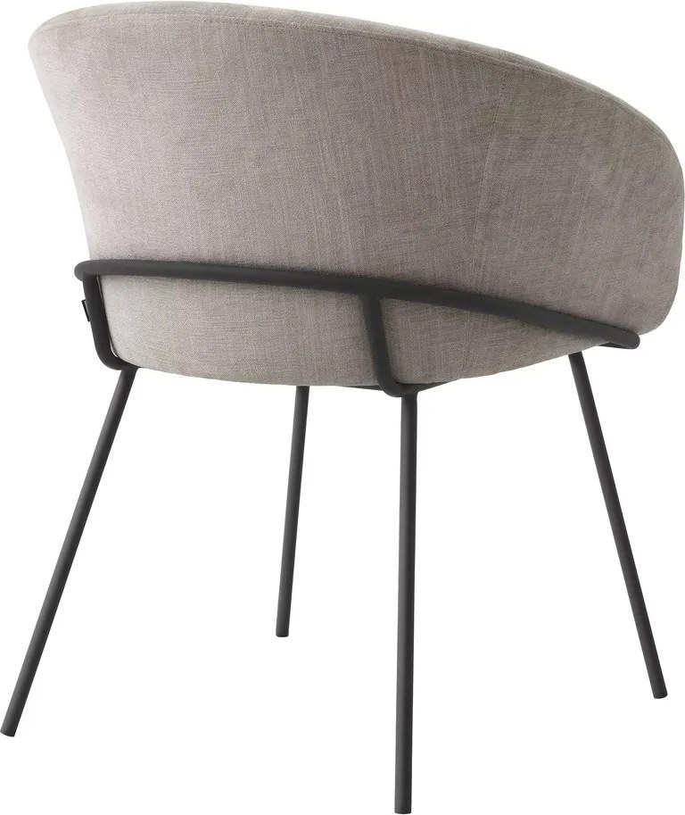 Scaun tapitat design LUX Campus, sisley bej 116371 HZ