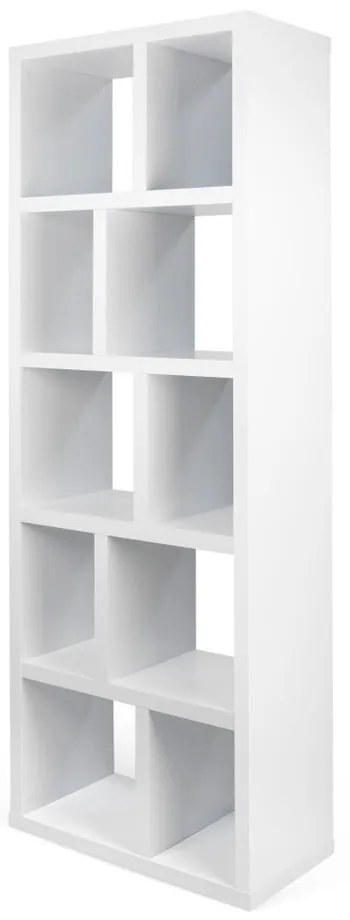 Bibliotecă albă 70x198 cm Berlin – TemaHome
