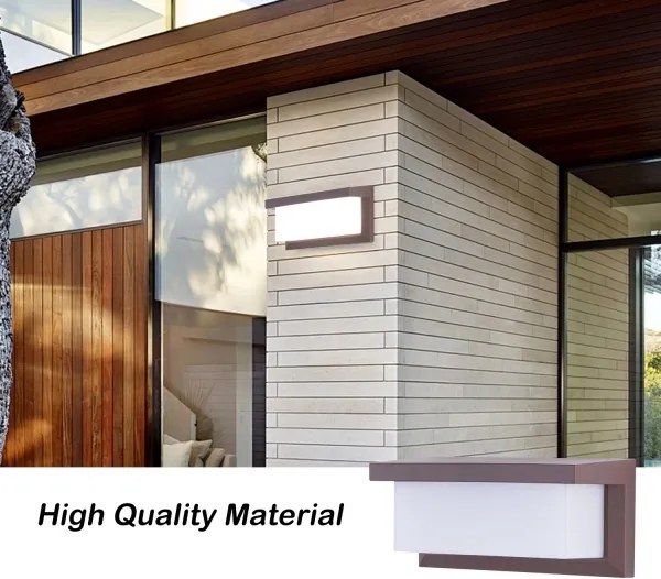 Brilagi - Aplică de exterior LED RGBW BRICKY 1xE27/15W/230V maro IP54