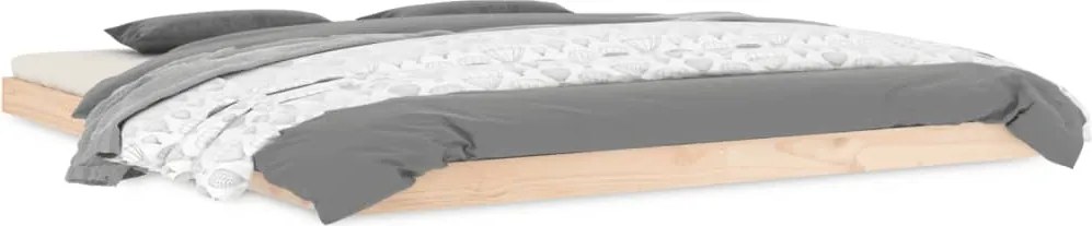 vidaXL Cadru de pat, 180x200 cm, King Size, lemn masiv de pin
