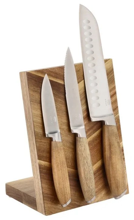 Suport magnetic pentru cuțite din lemn – Holm