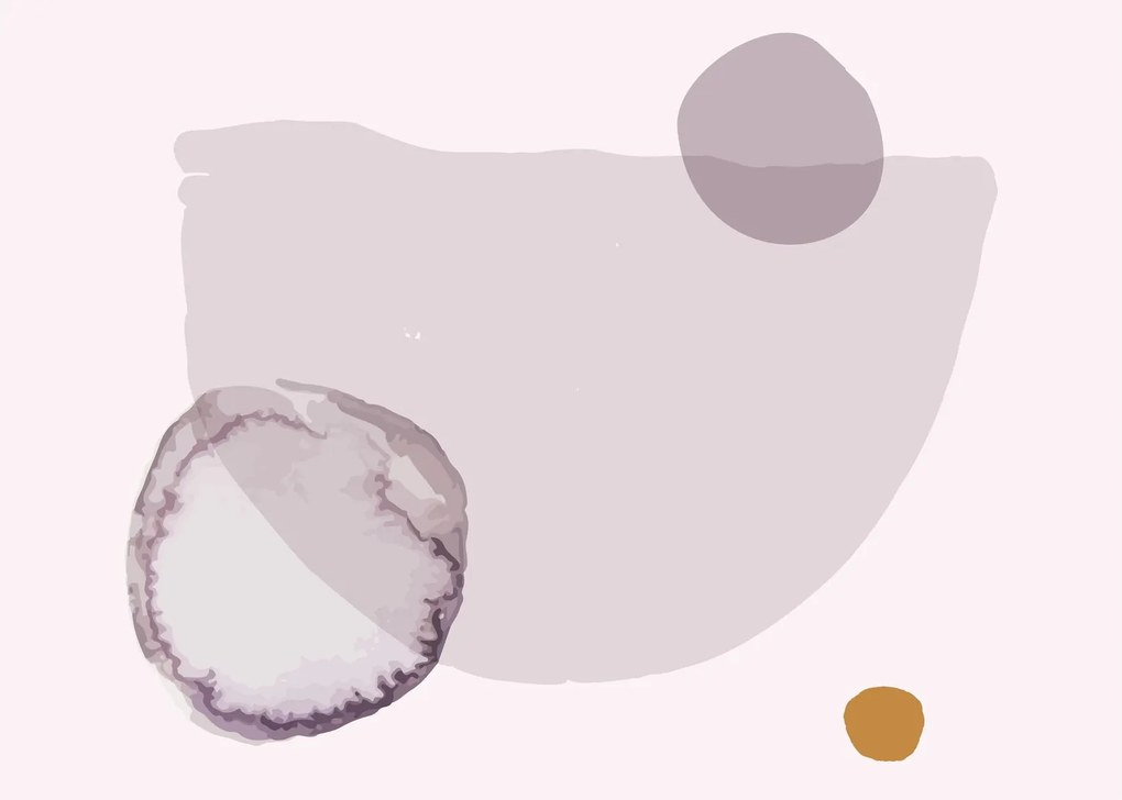 Tablou - Minimalism violet N⁰2 (70x50 cm)