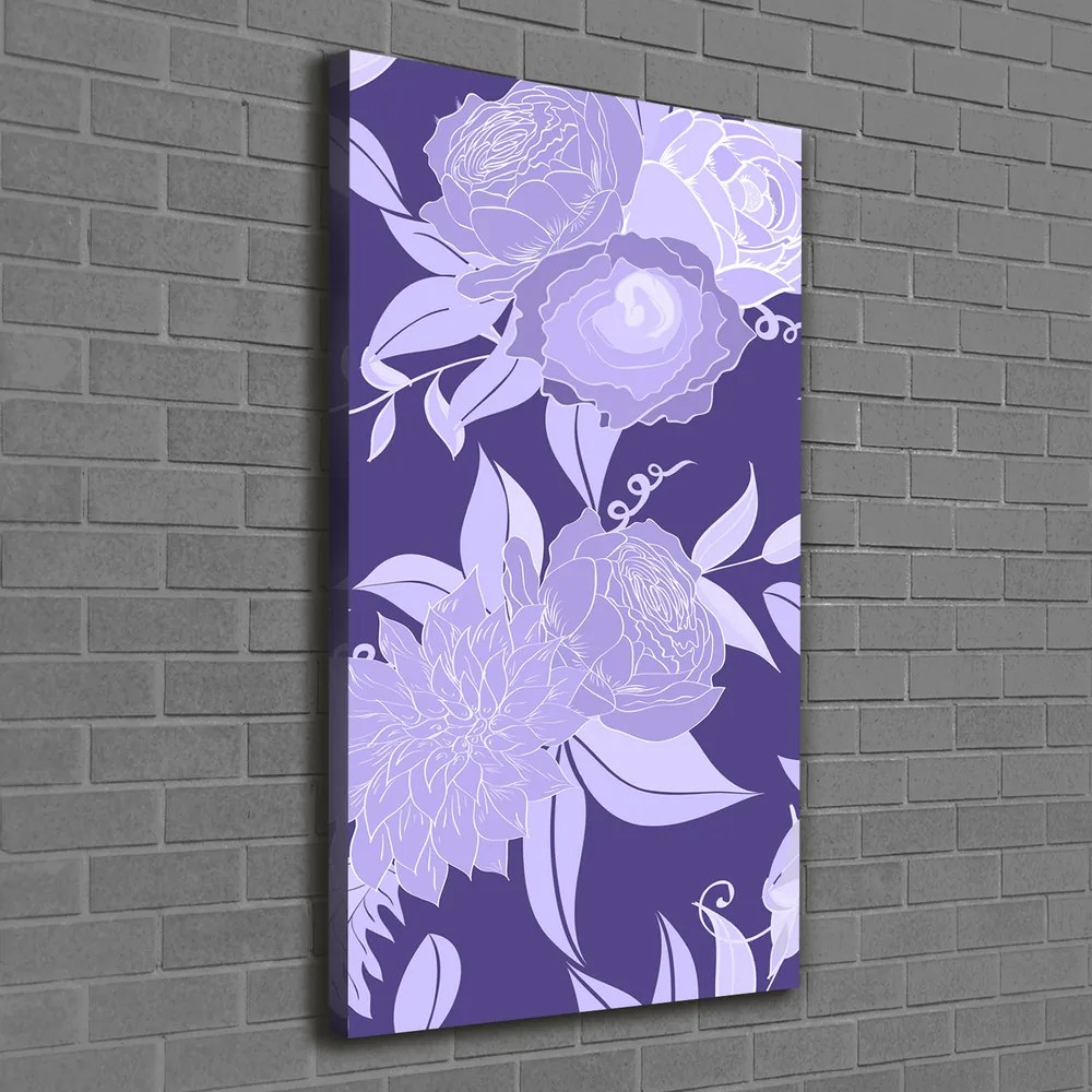 Print pe canvas Model floral
