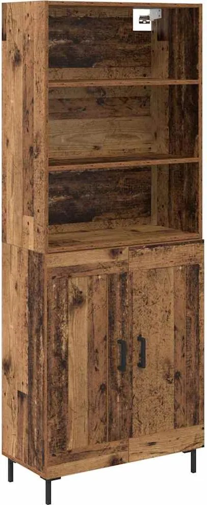 vidaXL Bufet Lemn vechi 69,5 x 34 x 180 cm Lemn compozit