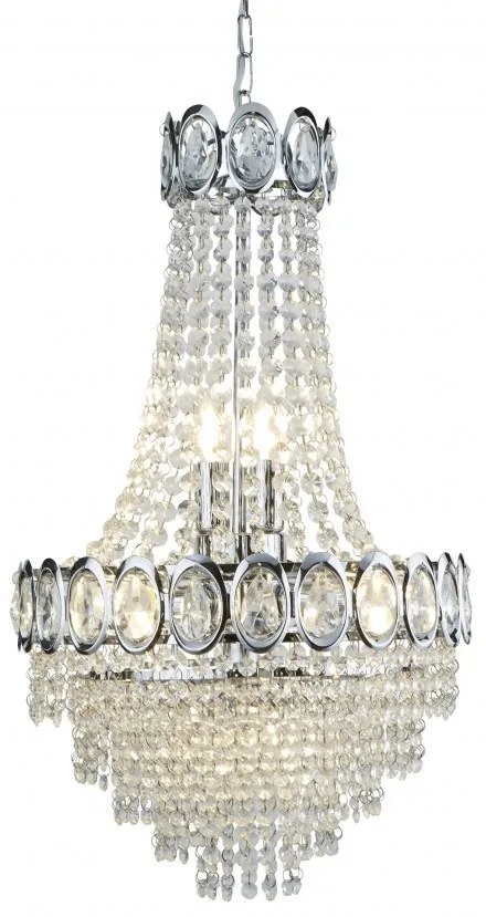 Lustra cristal design LUX Louis Philippe 6L 1611-6CC SRT