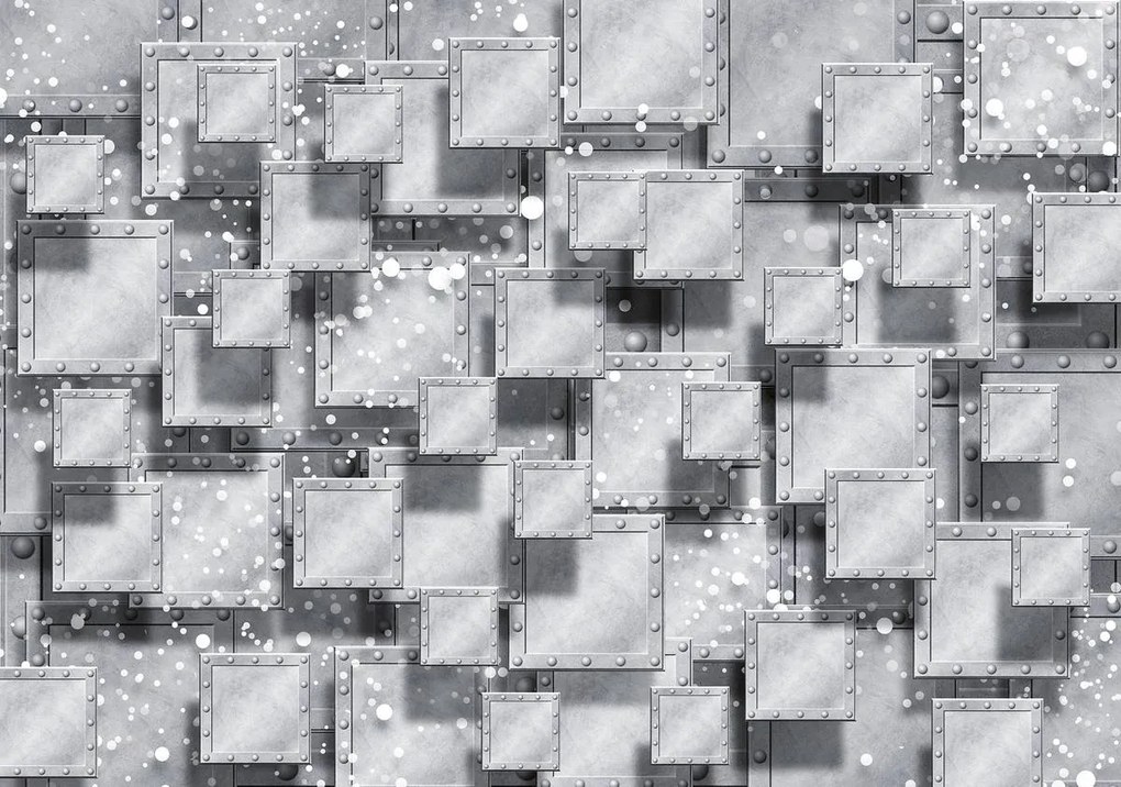 Fototapet - Abstracție gri (152,5x104 cm)