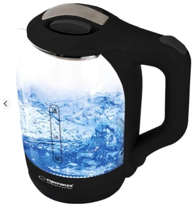 Fierbator electric Esperanza Yukon EKK025K 1500W 1.7l Negru