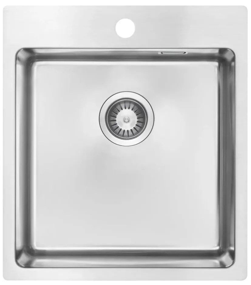 Chiuvetă de bucătărie Deante ZPO_010A OLFATO 50,5x45 cm oțel periat