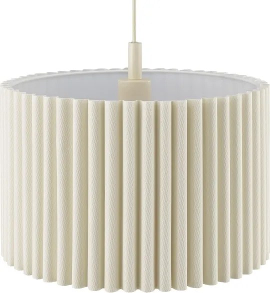 Brilliant - Lampă suspendată pe cablu VELIN 1xE27/20W/230V Ø 35 cm crem