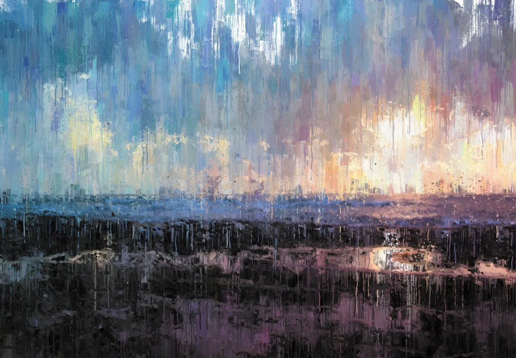 Fototapet - Apus de soare,abstract (147x102 cm)