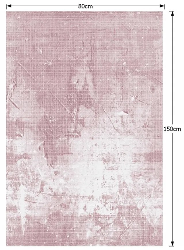 Covor 80x150 cm, roz, MARION TYP 3