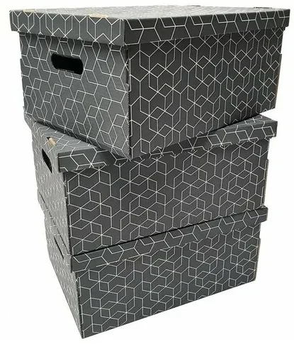 Compactor Set 3 cutii de carton, 52 x 29 x 20 cm