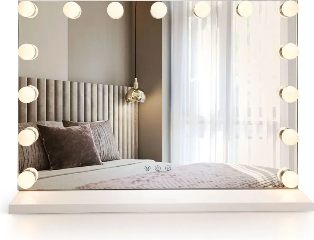 Oglindă LED HOLLYWOOD White