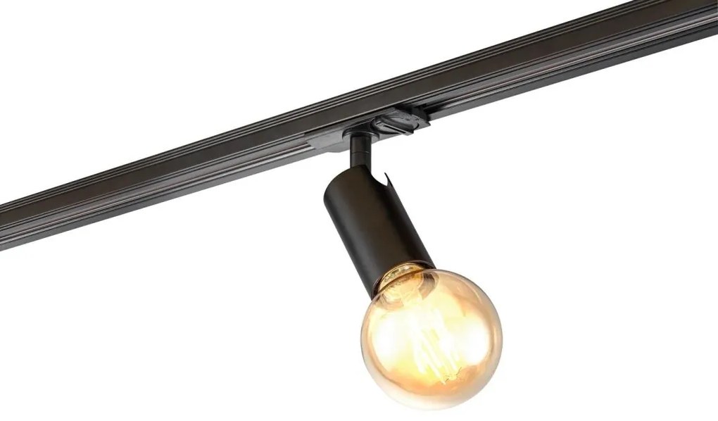 Accesoriu, Spot directionabil Open negru, pentru sina Nordlux Link