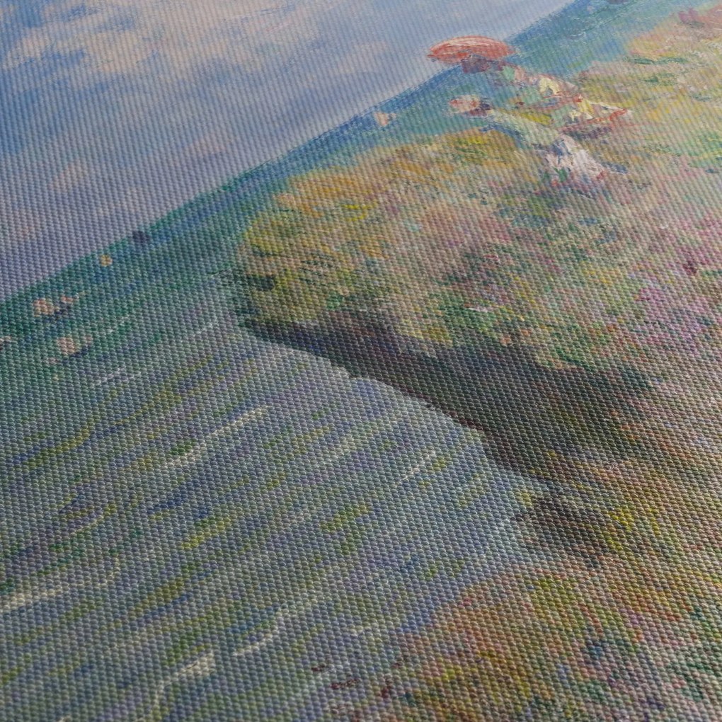 Tablou - Claude Monet, Cliff Walk at Pourville, reproducere (120x50 cm)
