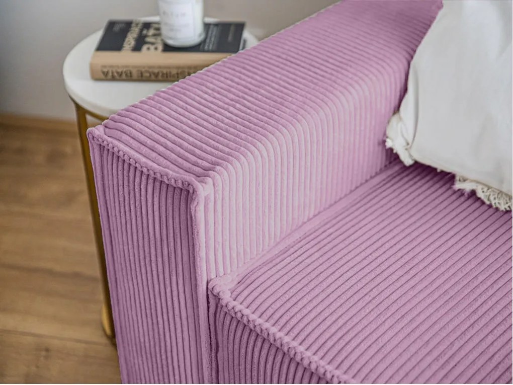 Fotoliu cu taburet SMART SET, lila