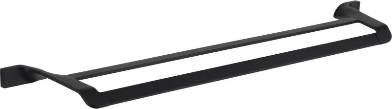 Mexen Rino cuier dublu pentru prosoape, negru - 7027025-70