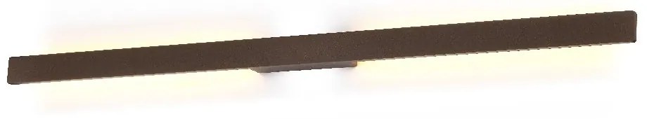 Aplica LED iluminat exterior liniar IP54 LOTUS 24W maro corten