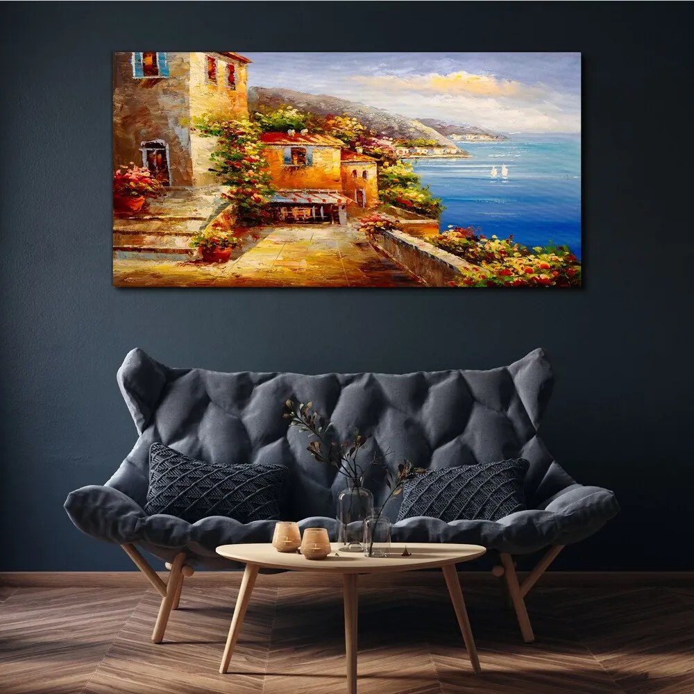 Tablou canvas Oraș Coasta Mării Flori