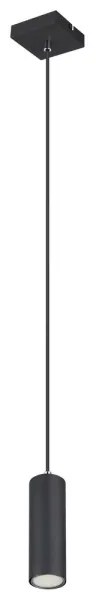 Lustră pe cablu ROBBY 1xGU10/35W/230V neagră Globo 57911HB