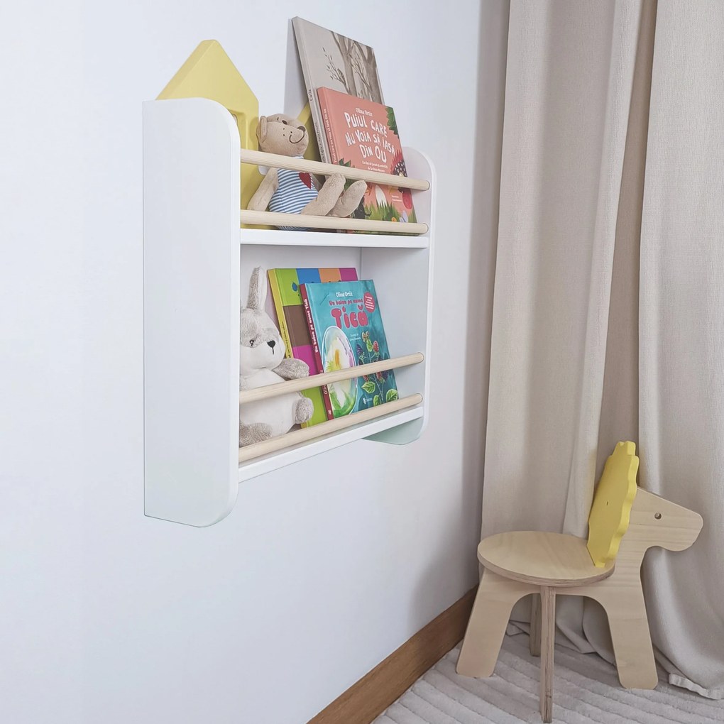 Bibliotecă perete Montessori MININEST